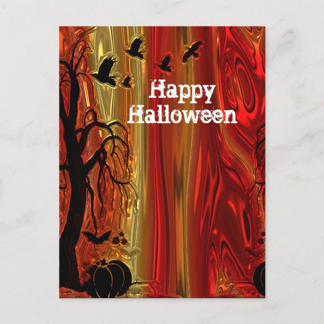 Cartão Postal Halloween (Frente)
