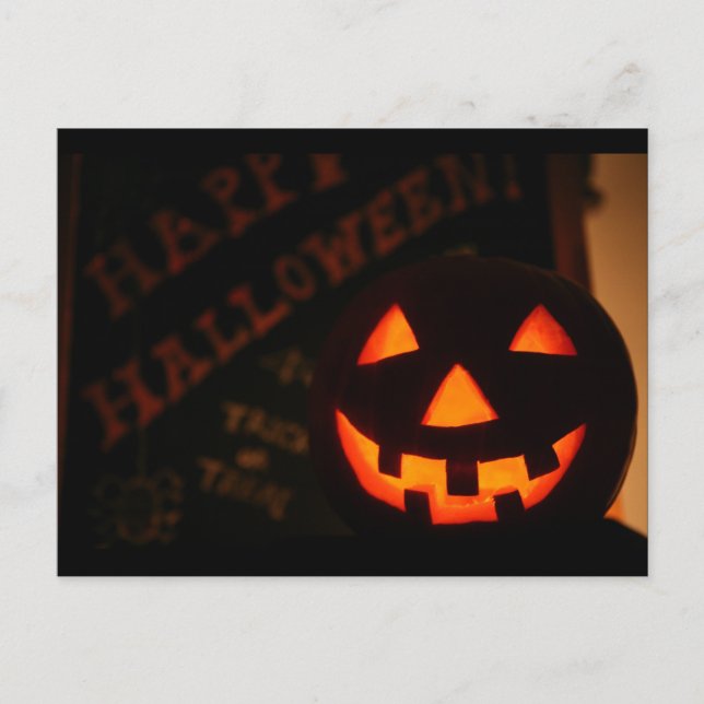 Cartão Postal Halloween (Frente)