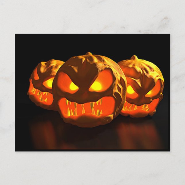 Cartão Postal Halloween (Frente)