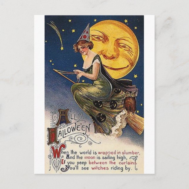CARTÃO POSTAL HALLOWEEN-34 (Frente)