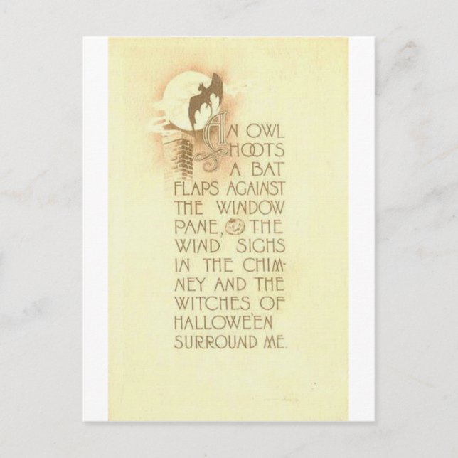 CARTÃO POSTAL HALLOWEEN-43 (Frente)
