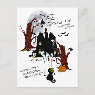 Cartão Postal Halloween - Adivinha Que Dia É