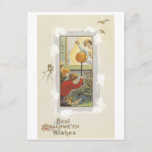 Cartão Postal Halloween antigo