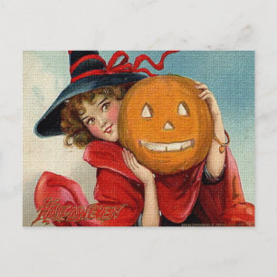Cartão Postal Halloween Antigo