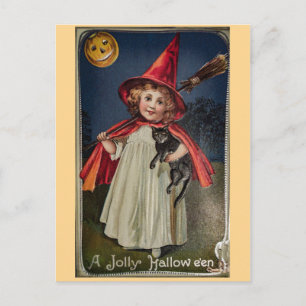 Cartão Postal Halloween Antigo