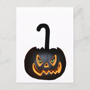 Cartão Postal Halloween Cat