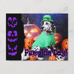 Cartão Postal Halloween - Dalmaciano - Dash