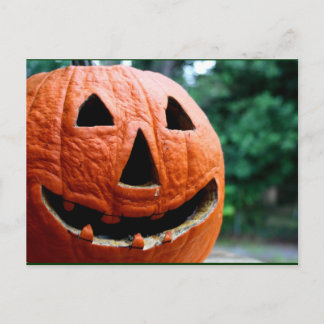 Cartão Postal Halloween Jack O Lanterna fecha