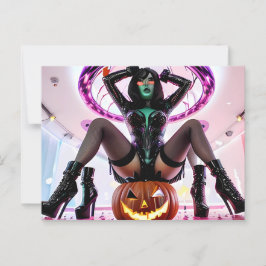 Cartão Postal Halloween Night Lifer