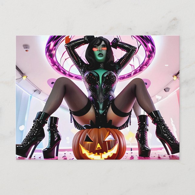 Cartão Postal Halloween Night Lifer (Frente)