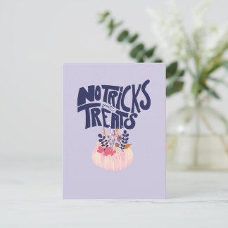 Cartão Postal Halloween Vibes • No Tricks, just Treats