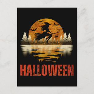 CARTÃO POSTAL HALLOWENIGHT WITCH
