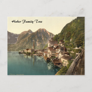 Cartão Postal Hallstatt, Árvore Familiar Austríaca
