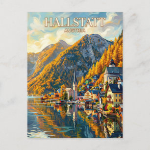 Cartão Postal Hallstatt Áustria