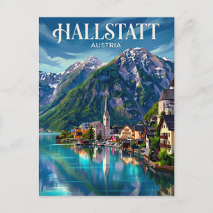 Cartão Postal Hallstatt Áustria