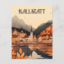 Cartão Postal Hallstatt Austria Viagem