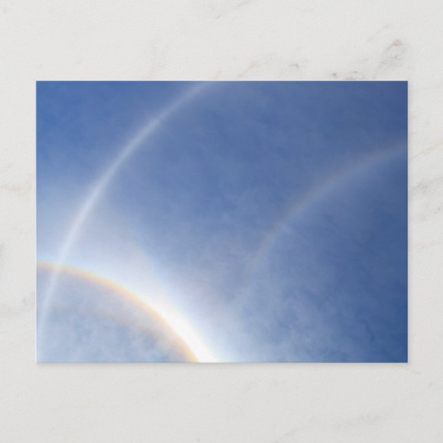 Cartão Postal Halos ao redor do sol (Frente)