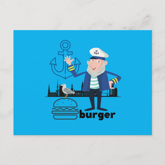 Cartão Postal Hamburg Postcard :) (Frente)