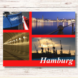 Cartão Postal Hamburg Postkarte
