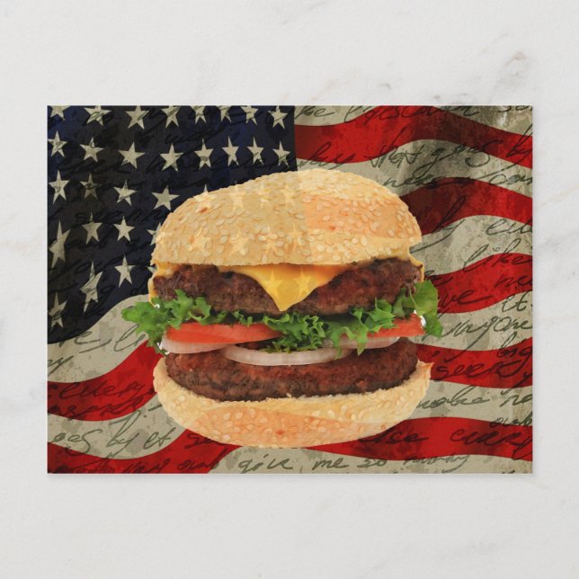 Cartão Postal Hamburger (Frente)