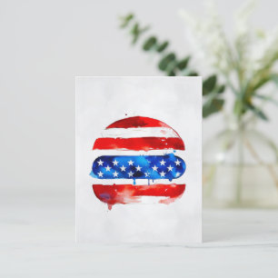 Cartão Postal Hamburger América (Pintura Branca No. 2)