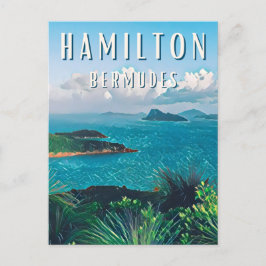 Cartão Postal Hamilton : Perle des Bermudes