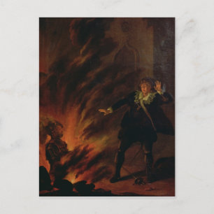 Cartão Postal Hamlet e o fantasma de seu pai