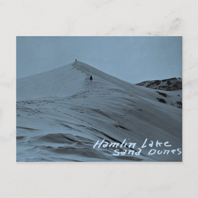 Cartão Postal Hamlin Lake Sand Dunes, Michigan (Frente)