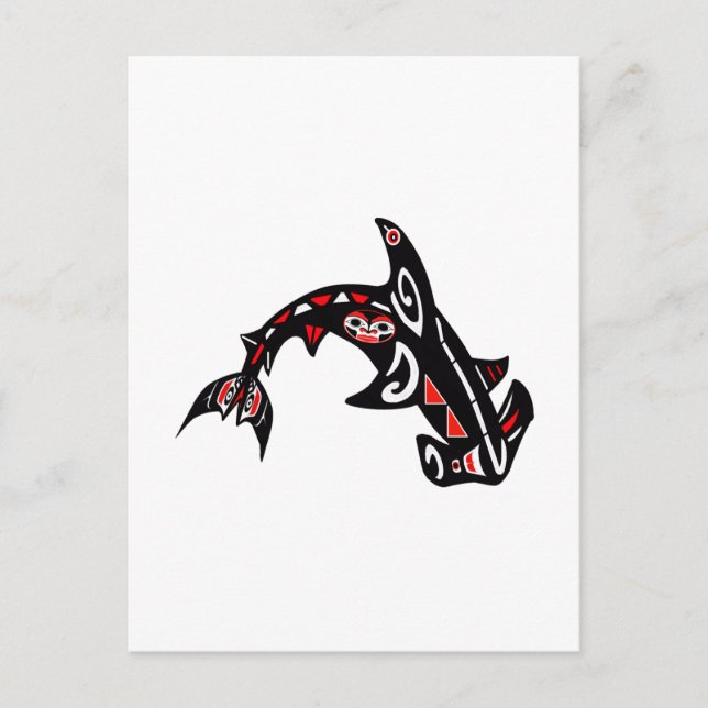 CARTÃO POSTAL HAMMERHEAD SHARK (Frente)