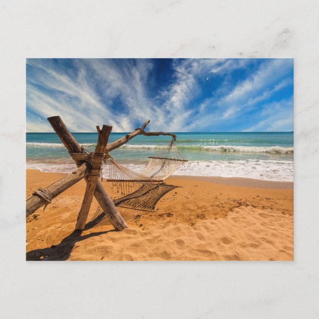 Cartão Postal Hammock no Tropical Beach Resort (Frente)