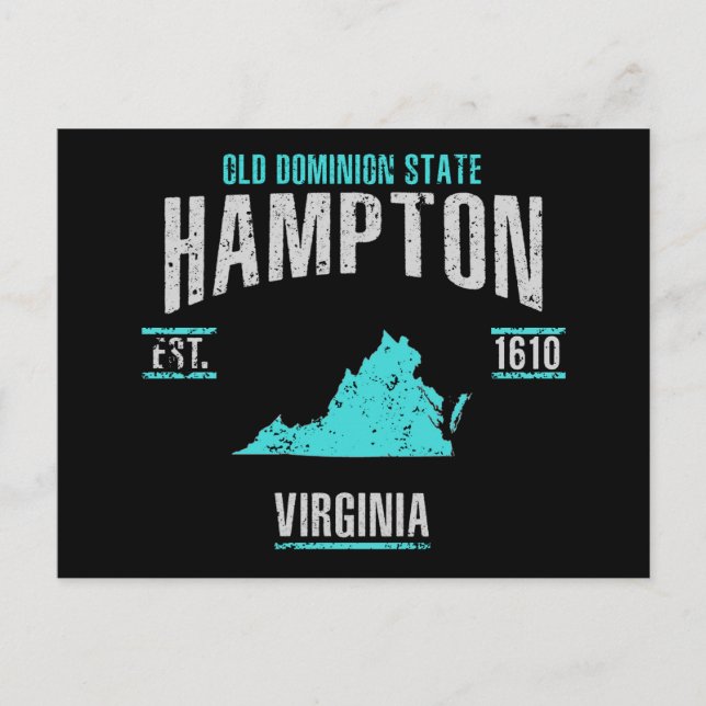 Cartão Postal Hampton (Frente)