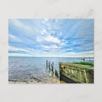 Cartão Postal Hampton Bays Long Island Clouds Oceano