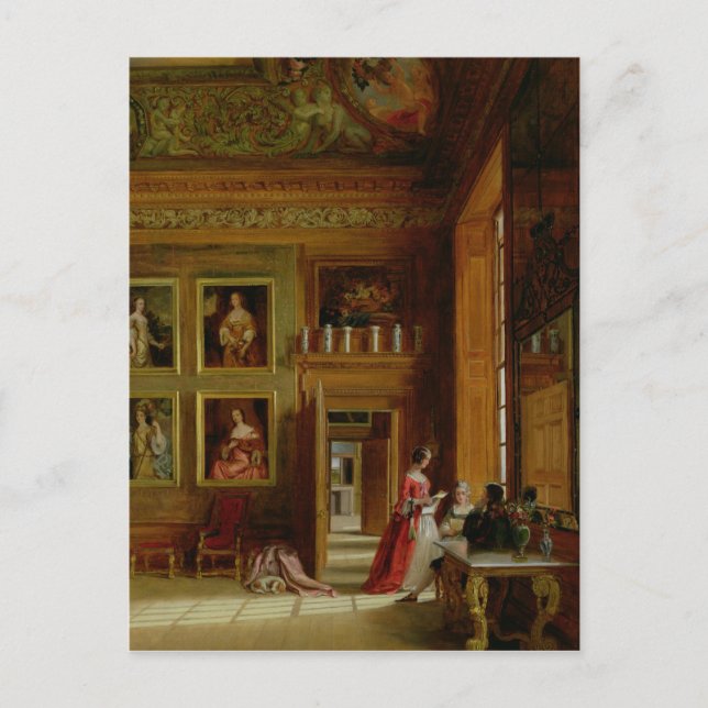 Cartão Postal Hampton Court, 1849 (Frente)