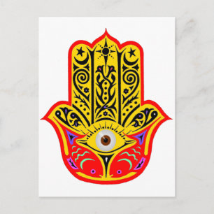 Cartão Postal Hamsa - Hamsa Mágico
