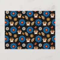 Hamster & Sunflower Seamless