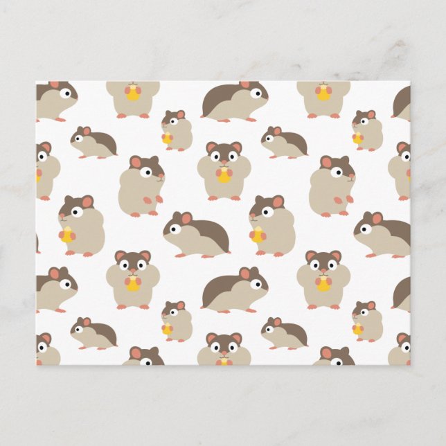 Cartão Postal Hamsters (Frente)