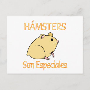 Cartão Postal Hamsters Son Especiales