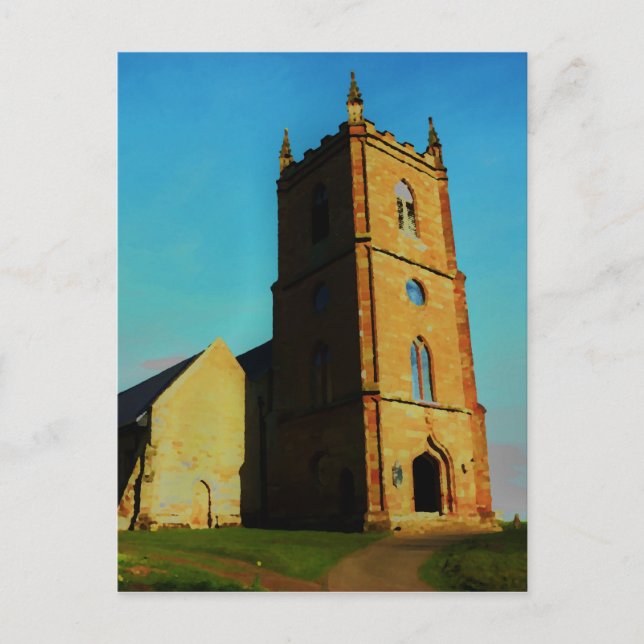 Cartão Postal Hanbury Church (Frente)