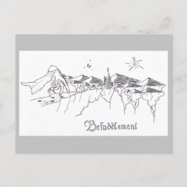 Cartão Postal Hand Knight