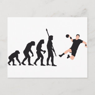 Cartão Postal handball de evolução