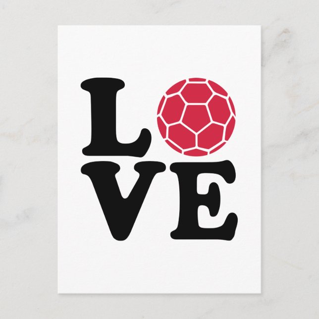 Cartão Postal Handball Love (Frente)