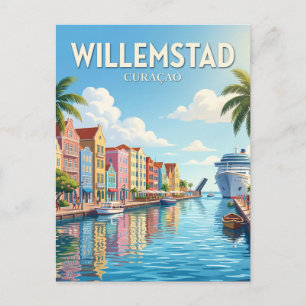Cartão Postal Handelskade, Willemstad Curaçao