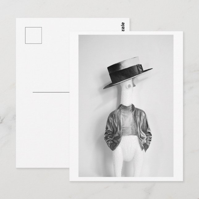 Cartão Postal Handsome rubber chicken - Elle Capone (Frente/Verso)