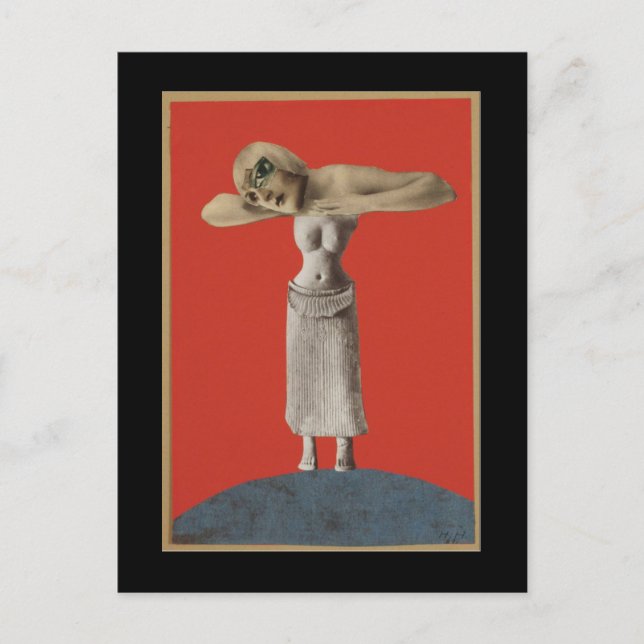 Cartão Postal Hanna Hoch Collage (Frente)