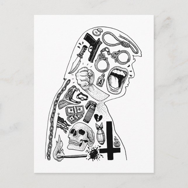 Cartão postal Hannah Lee Scott (Frente)