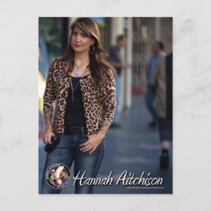 Cartão Postal Hannah no cartão-postal de Hollywood - Hannah Ait