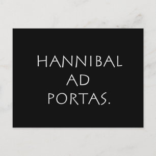 Cartão Postal Hannibal às portas