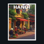 Cartão Postal Hanoi Vietnam Viagem<br><div class="desc">Hanói, capital do Vietnã, é uma cidade onde a história antiga e a energia moderna se misturam perfeitamente. Localizado na parte norte do país, Hanoi é conhecido por seus templos seculares, arquitetura colonial, mercados de rua movimentados e cultura vibrante. Uma de suas áreas mais famosas é o Velho Quarto, um...</div>