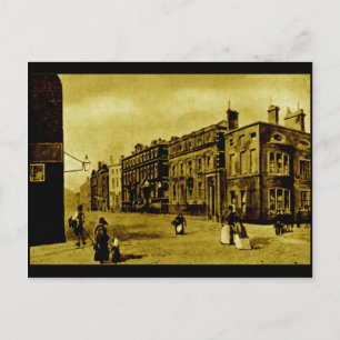 Cartão Postal Hanover Street, e o Bank of England, c1850s