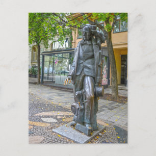 Cartão Postal Hans Christian Andersen Statue, Bratislava, Eslova